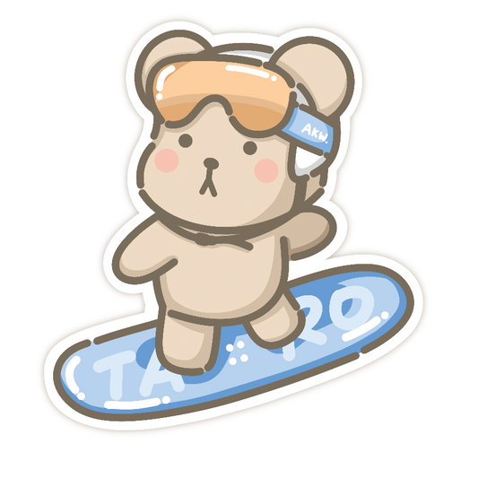 Snowboarder Taro Sticker