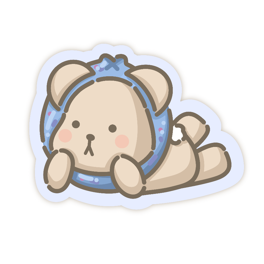 Blueberry Taro Sticker