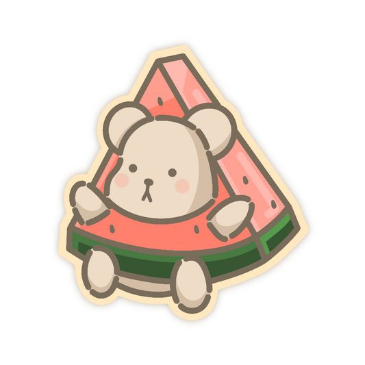 Watermelon Taro Sticker