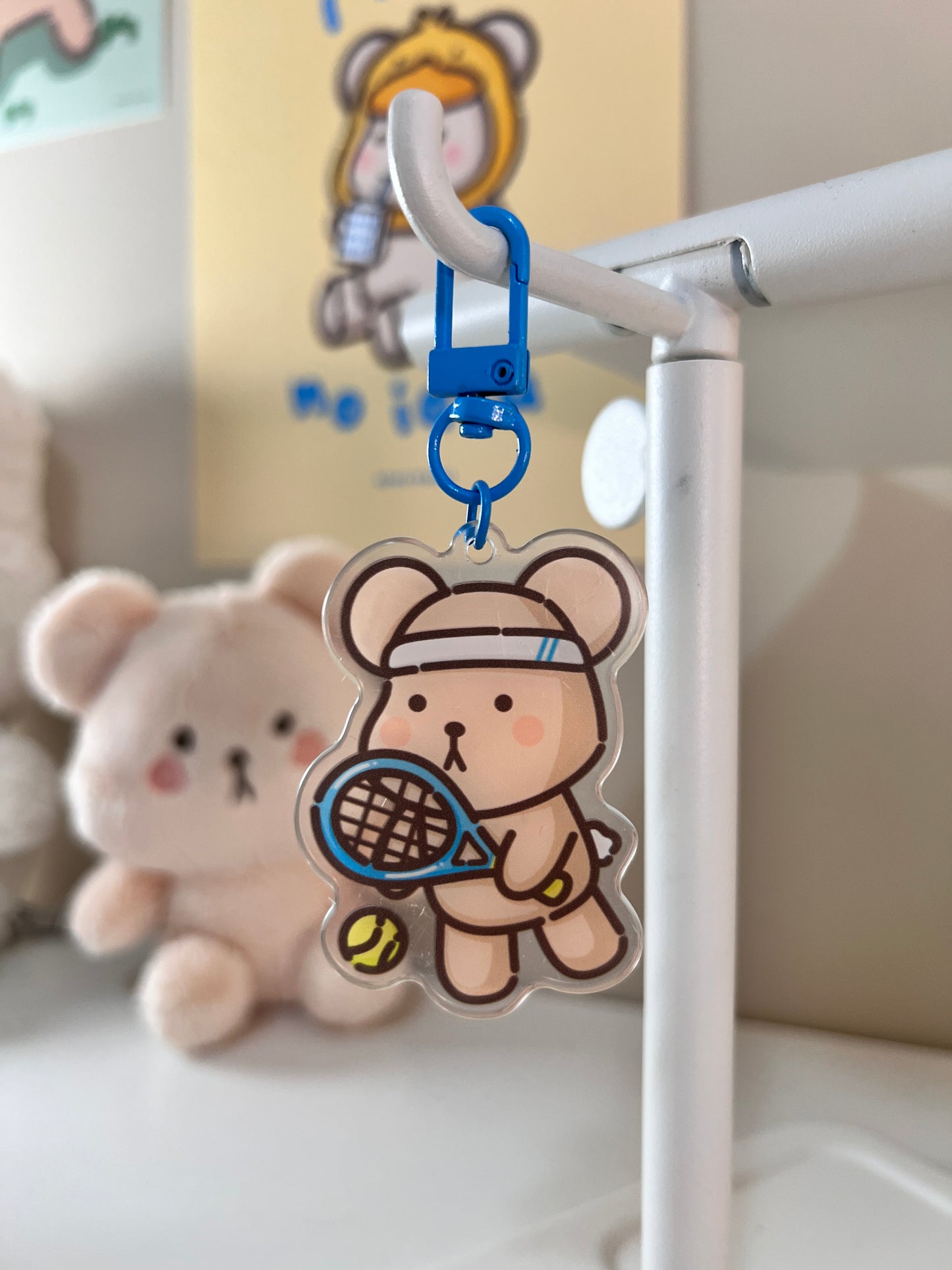 Tennis Taro Acrylic Keychain