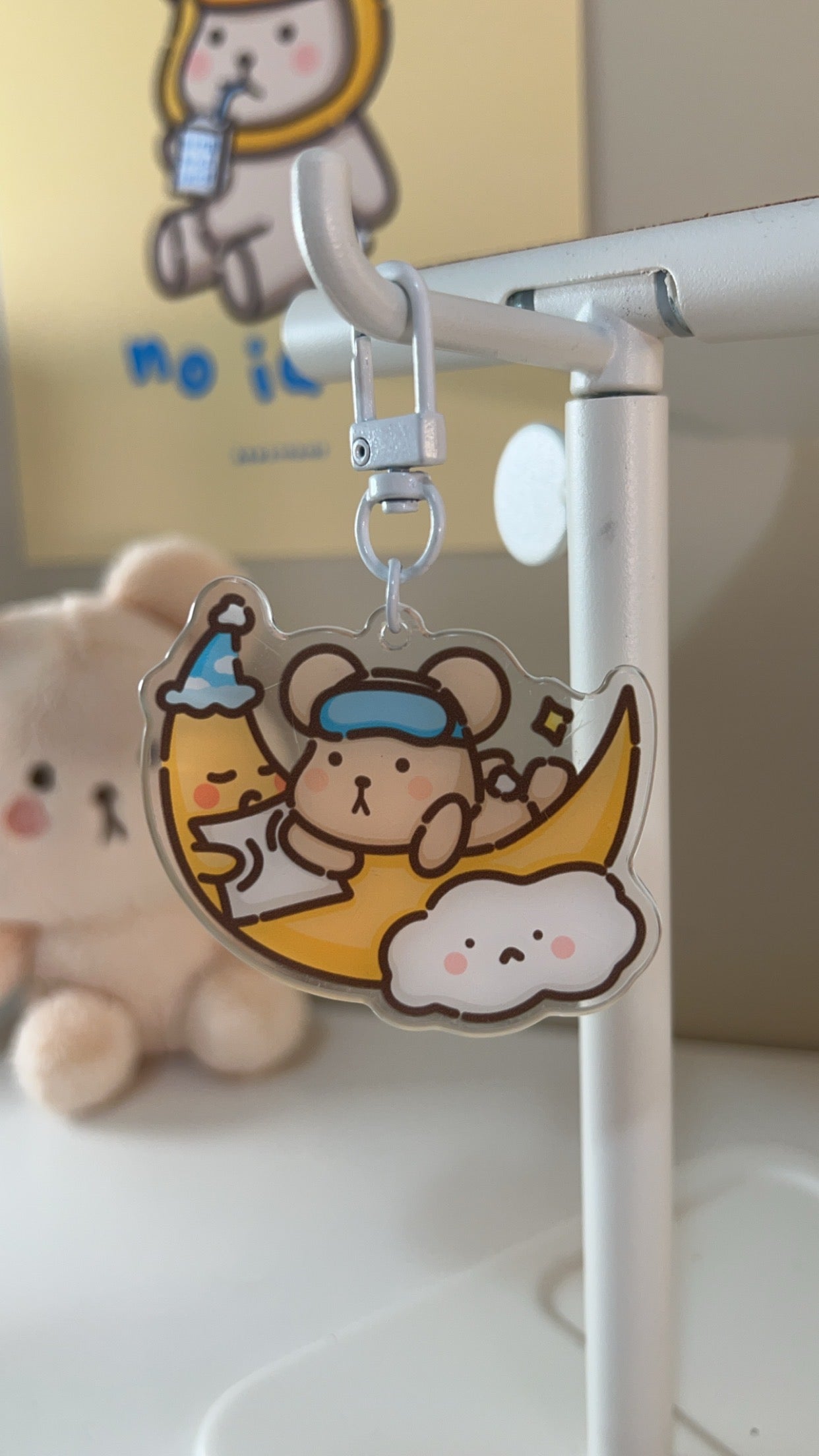 Goodnight Taro Acrylic Keychain