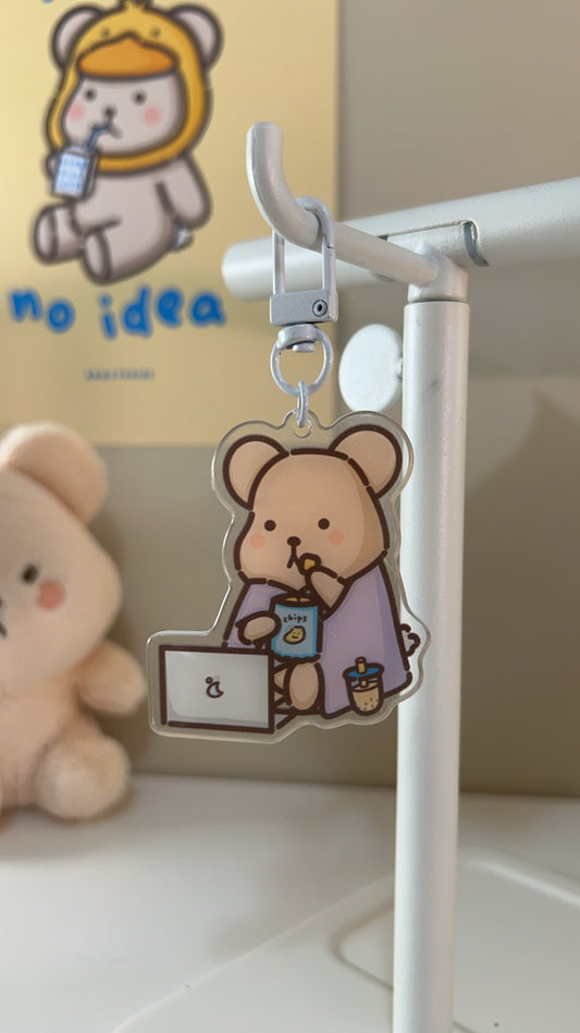 Show Bingeing Taro Acrylic Keychain